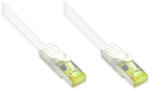 Alcasa 8070R-020W hálózati kábel Fehér 2 M Cat7 S/FTP (S-STP) (8070R-020W)