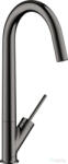 Hansgrohe AXOR STARCK egykaros mosogató csaptelep DN15, polírozott fekete króm 10822330 (10822330)