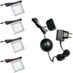 Intenso Bútormegvilágító rendszer faliszekrényhez - 4 modul (kék)