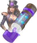 Masturs Misty - szívó-masszírozó-rezgő AR maszturbátor (lila) (8714273040961)