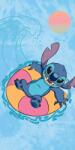 Halantex Strandtörölköző 70x140 Lilo and Stitch F kék pamut Halantex (L&S-0895T)