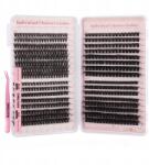  592 db-os Diy szempilla, Omelivon, mix 50D-100D, 8-16mm Bond&Seal Készlet