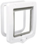 TRIXIE Macskaajtó 2 utas 20x22cm fehér - kutyazoo