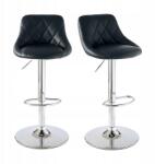 Timeless Tools 2 db háttámlás bárszék, -fekete (5999566956300)