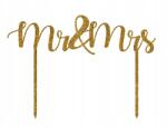 Congee Arany csillámos topper esküvőre Mr Mrs plexiből (5907509962127)