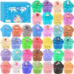  Slime plasztikus massza Glutén Anti-stressz játék 36 db Akcesoria (X001IOR481)