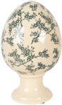 Clayre & Eef Ou Paste ceramica galbena verde Ø 17x28 cm (6CE2395XL)