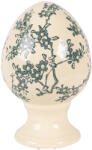 Clayre & Eef Ou Paste ceramica galbena verde Ø 9x14 cm (6CE2395S)