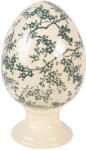 Clayre & Eef Ou Paste ceramica galbena verde Ø 15x24 cm (6CE2395L)