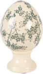 Clayre & Eef Ou Paste ceramica galbena verde Ø 12x19 cm (6CE2395M)