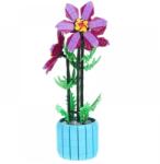  Lila Liliom Építőkészlet - 46cm, [ELEMSZÁM] darabos - Dekorációs Virág (MNLTH-55185)