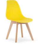  Sárga KITO szék bükkfa lábakkal