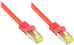 Alcasa Cat. 7 S/FTP 3m hálózati kábel Vörös Cat7 S/FTP (S-STP) (8070R-030R)