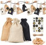  Adventi naptár Táskák Diy Karácsonyi Töltő szett 24 (Uxxu7864)