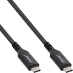 InLine 35901A USB kábel USB4 Gen 3x2 1 M USB C 40 Gbit/s 100 W Fekete (35901A)