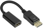 Alcasa DP-AD08 video átalakító kábel 0, 2 M DisplayPort HDMI Fekete (DP-AD08)