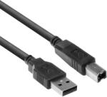 ACT SB2402 USB kábel USB 2.0 1, 8 M USB B USB A 0, 48 Gbit/s Fekete (SB2402)