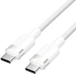 Vention USB-C to C cable, braided, 3A, 480Mbps, 60W, 1m, WH (TRDWF)