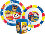  Mancs Őrjárat Pup Power étkészlet, micro műanyag szett bögrével 350 ml JVL22259 (JVL22259)