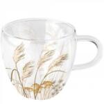 Ambiente Duplafalú borosilicate üvegcsésze - 250ml - Waving grass