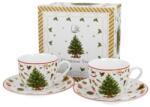 Duo Gift Karácsonyi porcelán csésze szett - 90ml - Christmas Tree