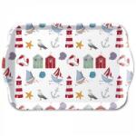 Ambiente Nautical items műanyag tálca 13x21cm
