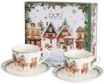 Duo Gift Porcelán csésze szett 270ml Christmas Village