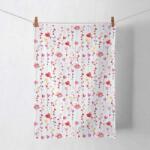 Ambiente Konyharuha - 50x70cm - Hearts garlands