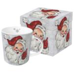 PPD Karácsonyi Porcelán Bögre - 400ml - Jolly St. Nick