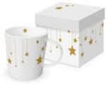 PPD Karácsonyi mintás porcelán bögre 400ml Stars on Canvas