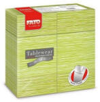 FATO Airlaid szalvéta Quick Pocket 40x40cm Millerighe pisztácia 40 lapos