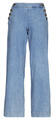 Only Ruhák ONLMADISON HW BUTTON WIDE Kék US 30 / 32