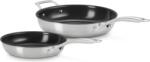 Le Creuset Tigăi Essential 3-ply din oțel inoxidabil, 24 cm + 28 cm, 2 buc (53088000010000)