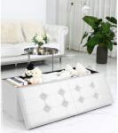 Deuba pad, tárolóhellyel, 2 személyes, 101 L, Összecsukható huzat, Fehér, 80 x 40 x 40 cm (106955)