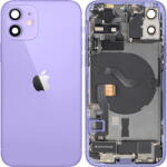 Apple Piese si componente Capac Baterie Apple iPhone 12, Cu Carcasa Mijloc, Full Parts, Mov, Swap (cb/369172/fullp/sw) - vexio