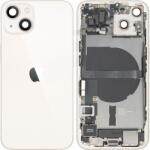 Apple Piese si componente Capac Baterie Apple iPhone 13, Cu Carcasa Mijloc, Full Parts, Alb (Starlight), Swap (cb/369188/fullp/sw) - vexio