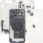 Apple Piese si componente Capac Baterie Apple iPhone 14 Plus, Cu Carcasa Mijloc, Full Parts, Alb (Starlight), Swap (cb/369193/fullp/sw) - vexio