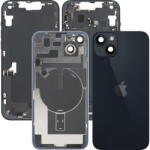 Apple Piese si componente Capac Baterie Apple iPhone 14 Plus, Cu Carcasa Mijloc, Full Parts, Negru (Midnight), Swap (cb/369196/fullp/sw) - vexio