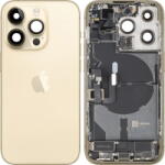 Apple Piese si componente Capac Baterie Apple iPhone 14 Pro, Cu Carcasa Mijloc, Full Parts, Auriu, Swap (cb/369203/fullp/sw) - pcone