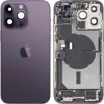 Apple Piese si componente Capac Baterie Apple iPhone 14 Pro Max, Cu Carcasa Mijloc, Full Parts, Mov (Deep Purple), Swap (cb/369200/fullp/sw) - pcone