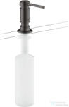 Hansgrohe Axor Montreux folyékony szappan és mosogatószer adagoló, szálcsiszolt fekete króm 42018340 (42018340)