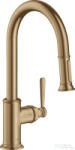Hansgrohe Axor Montreux 2 funkciós mosogató csaptelep, szálcsiszolt bronz 16581140 (16581140)