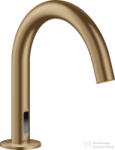 Hansgrohe AXOR UNO elektromos mosdó csaptelep alaptest nélkül, szálcsiszolt bronz 38010140 (38010140)