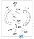 Mercedes-Benz OE Mercedes Fékpofák Szett A906420032028