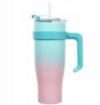 Intesi Miami Tie-Dye termo bögre kék/ rózsaszín (5905896145697)