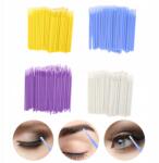  Velúr Szempilla Applikátorok Kozmetikai mikrokefe Színes 100db (022668)