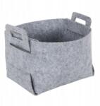 Intesi Filc kosár tárolódoboz S méret szürke, összecsukható (5902385796750)