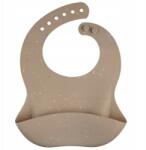 Canpol babies Canpol Előke Szilikon Előke Zsebbel Bézs Pöttyös 4M+ 51/029 (51/029_bei)