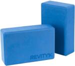 REVITY Jóga tégla Habszivacs - EVA hab 23 × 15 × 7, 5 cm, 2 db-os szett kék