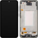 MP Piese si componente Display cu Touchscreen MP compatibil cu Samsung Galaxy A36 A366, cu Rama, Versiune OLED, Negru (dis/mp/sga366/cu/ve/ne)